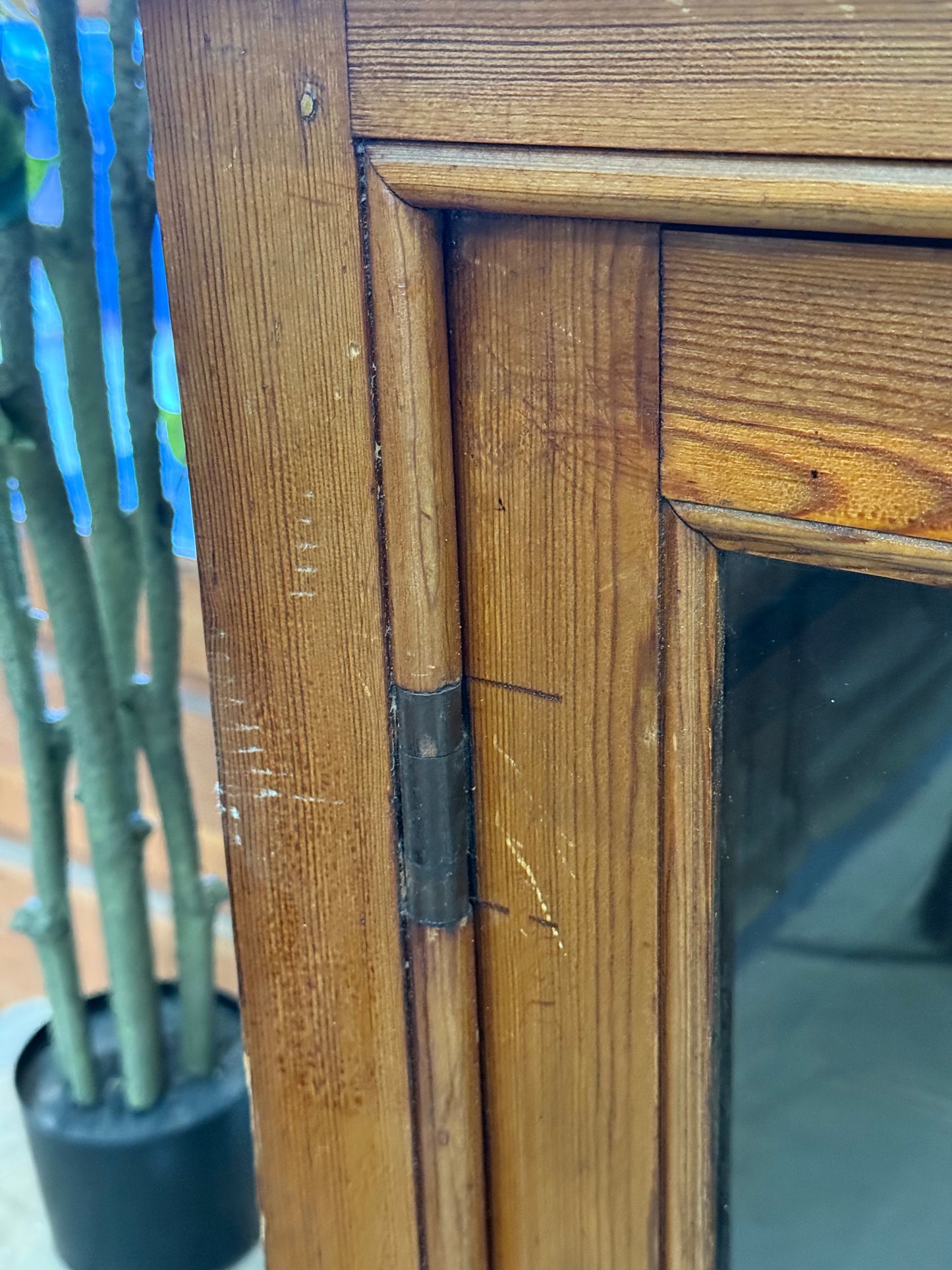 Large Glass Cabinet from School in Belgium