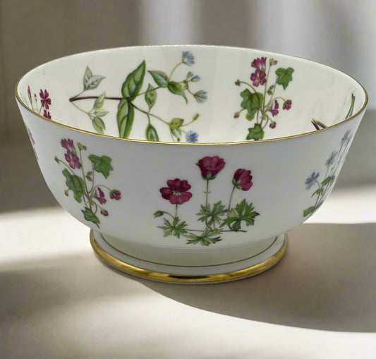 Minton MEADOW Wildflower Bone China Serving Bowl