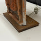 French 19th Century Cast Iron Panel Lamp