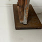 French 19th Century Cast Iron Panel Lamp