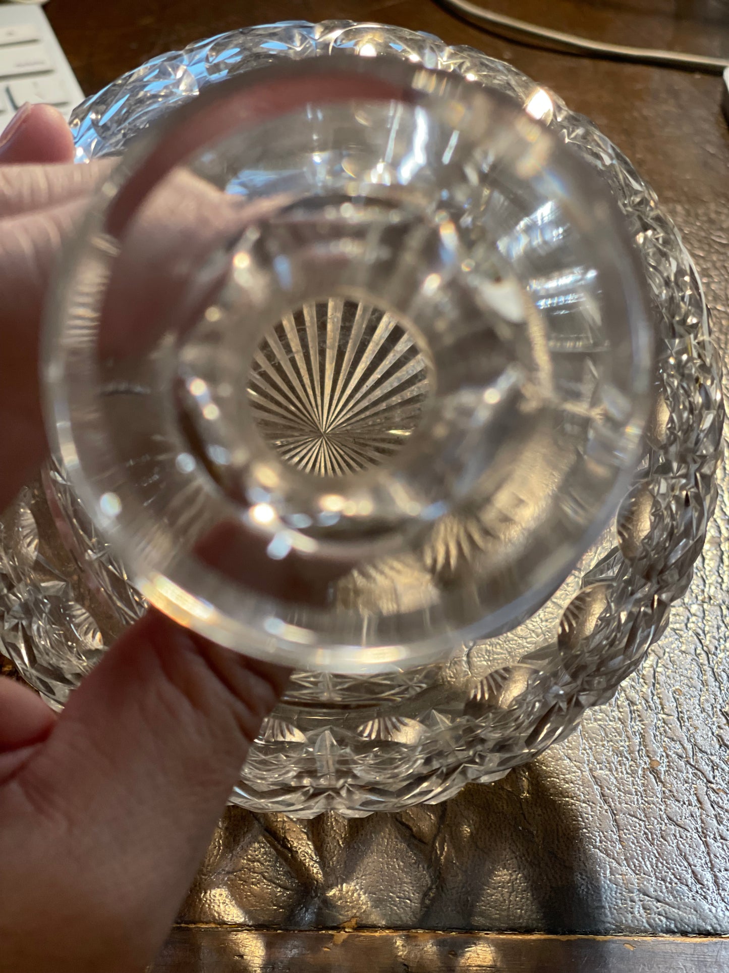 Glass Decanter No Lid Circa 1920 UK