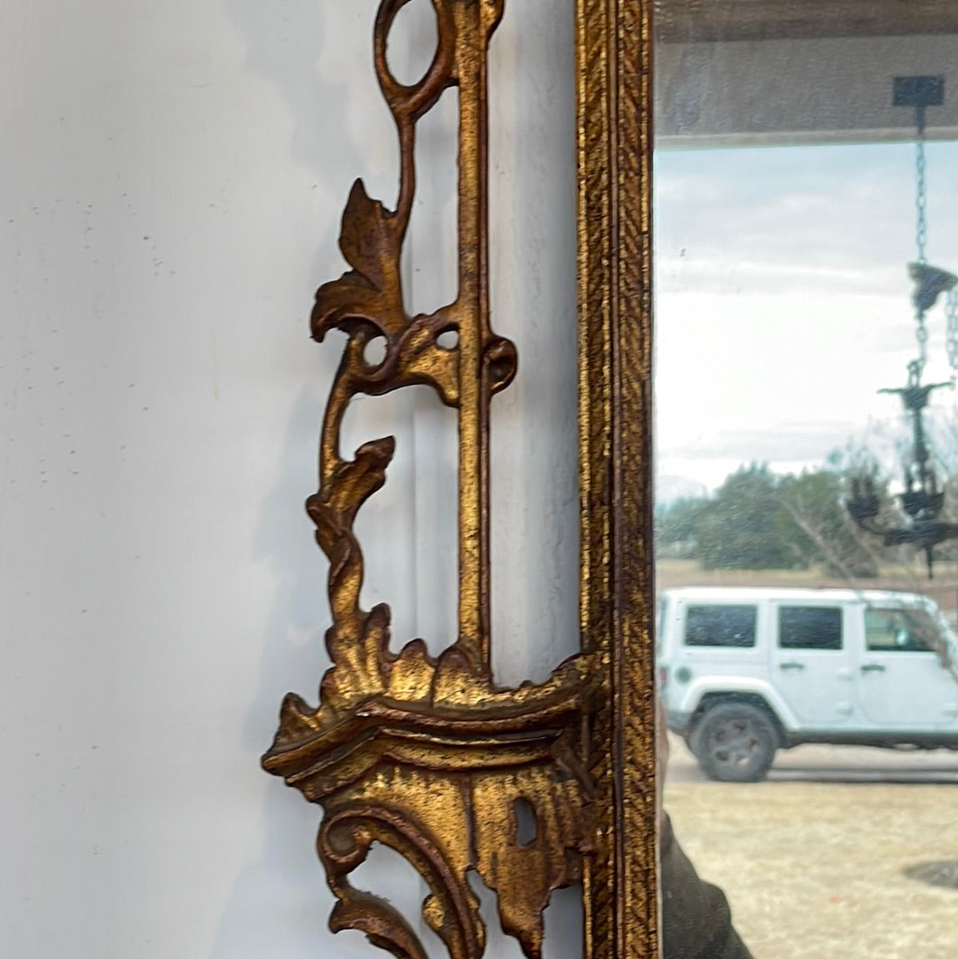 Hand Carved Chippendale Mirror UK 1900