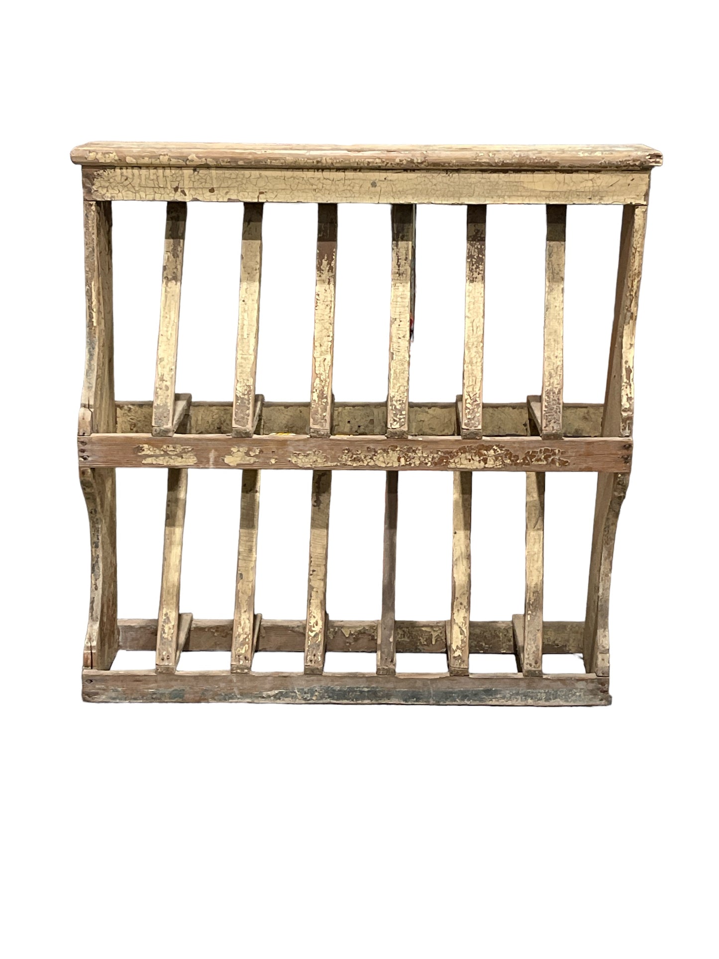 Painted Pine Plate Rack 1840