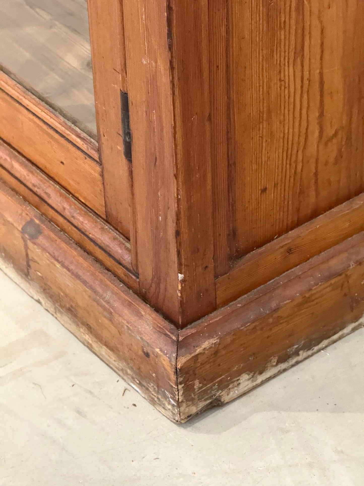 Large Glass Cabinet from School in Belgium