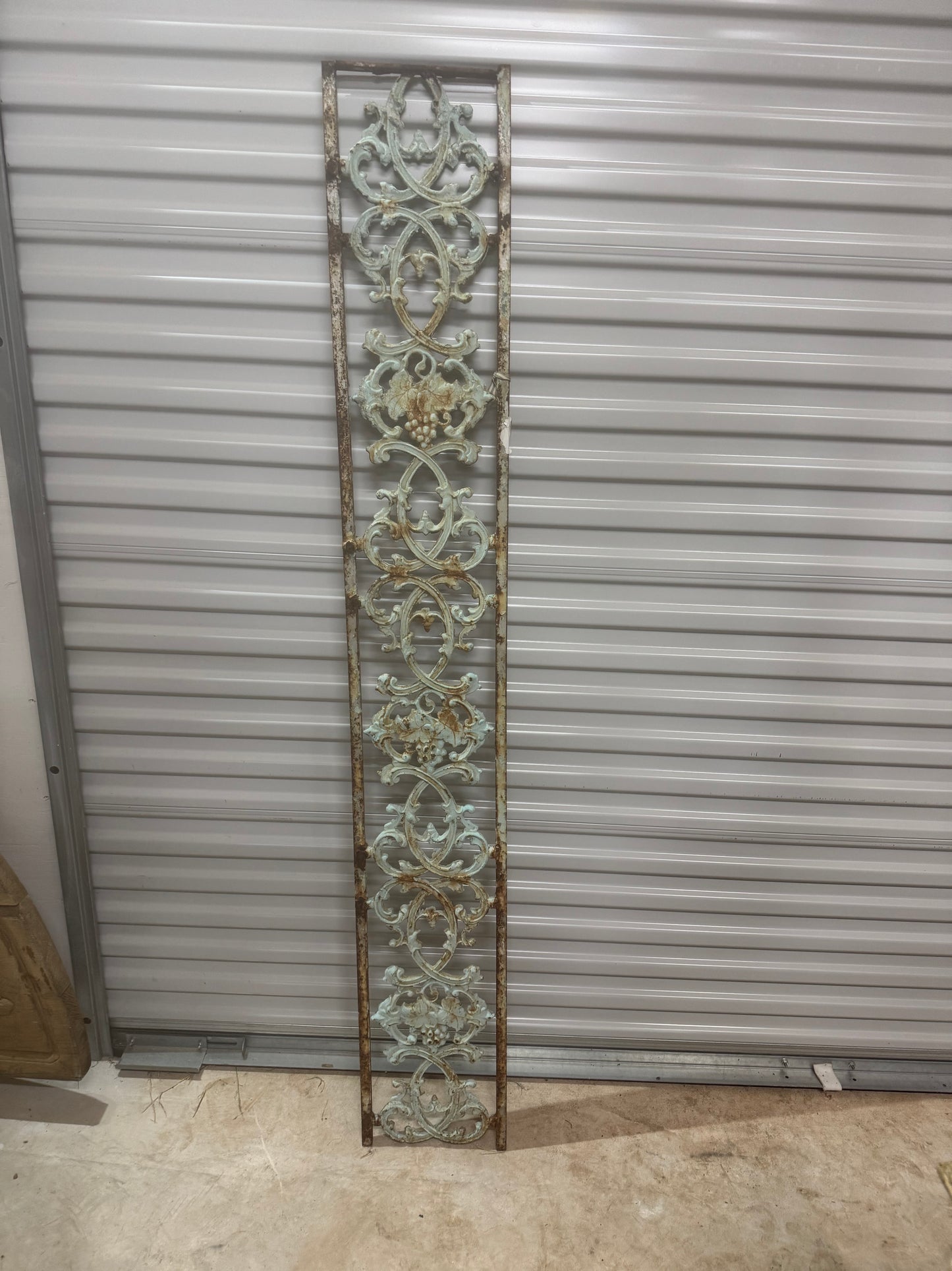 Turquoise Fretwork / Iron