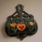 Cast Iron Match Holders PA Dutch German Style