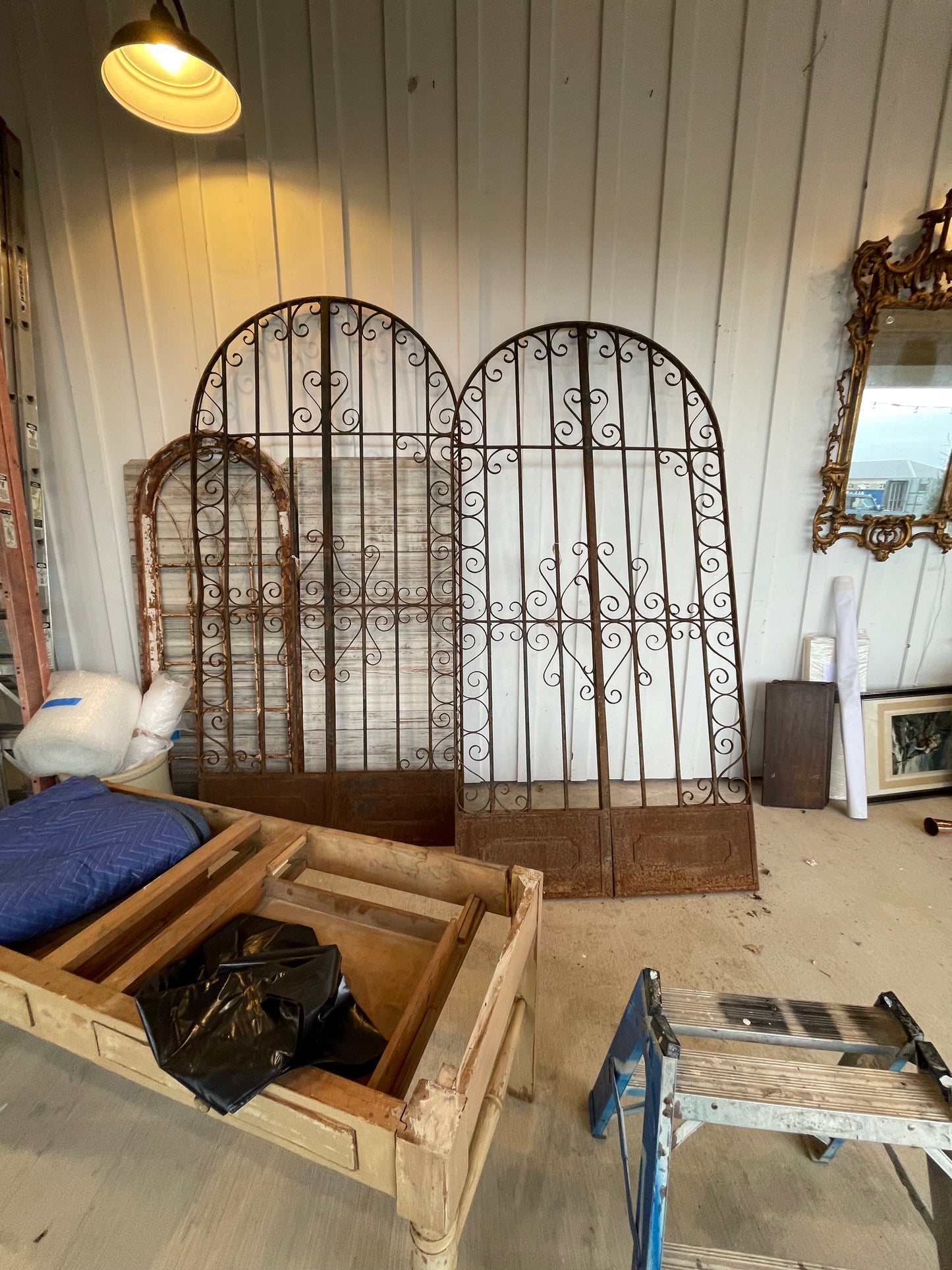 Arched English Iron Gates Circa 1900