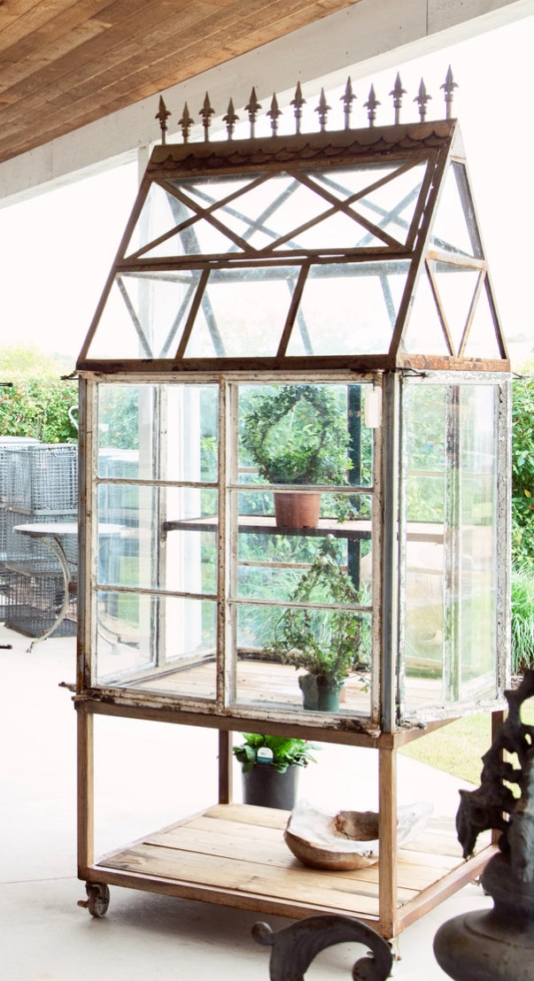 White Garden Sanctuary Greenhouse