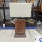 French 19th Century Cast Iron Panel Lamp