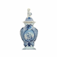 18th Century Dutch Delft Blue and White Hexagonal Garniture Vase
