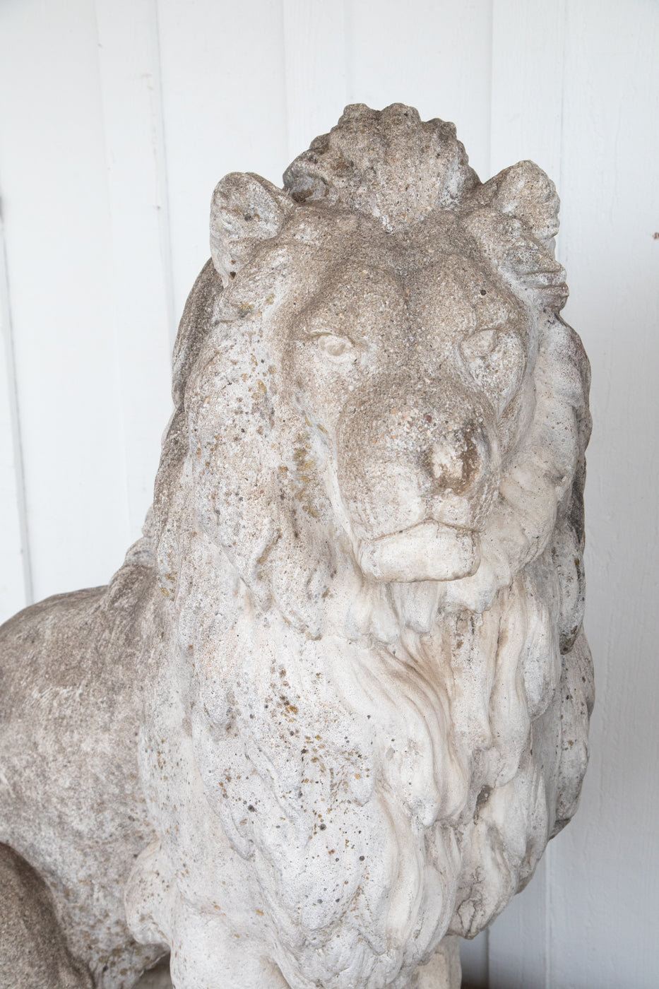 Large Concrete Lion