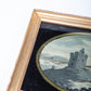 Framed George III Woven Silk Panel of Scottish Castle