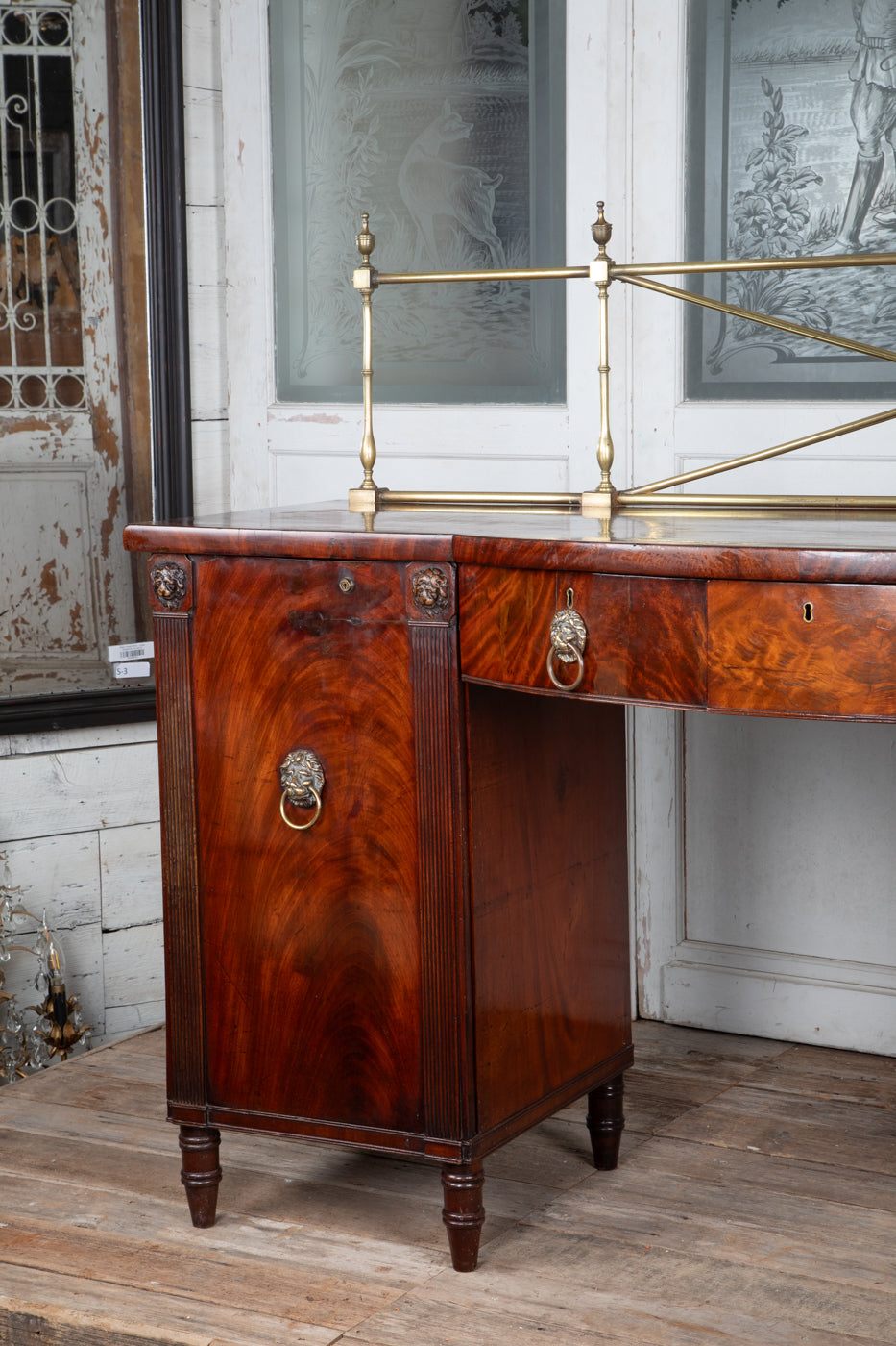 Regency Bow Top Sideboard