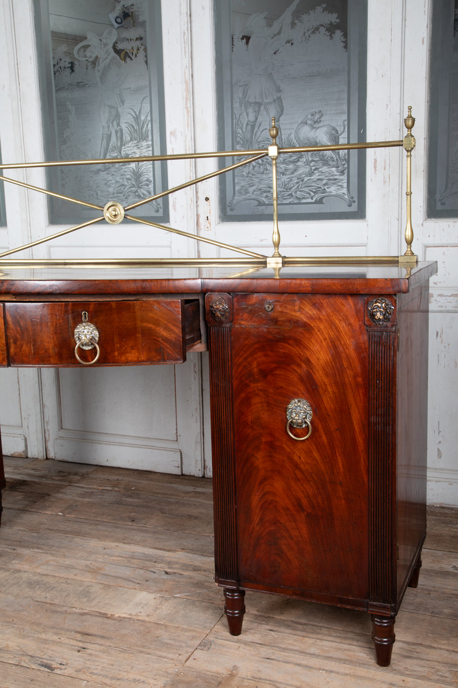 Regency Bow Top Sideboard