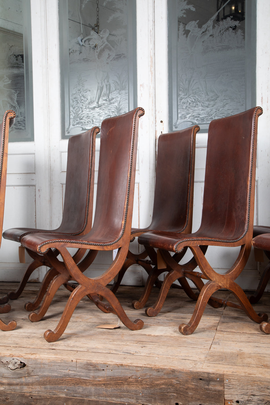 Pierre Lottier Chairs Set of 8  Circa 1930