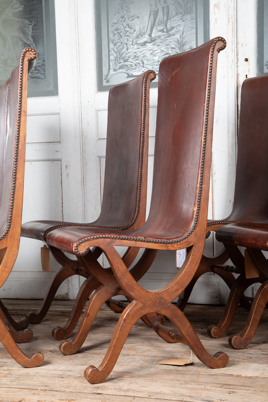 Pierre Lottier Chairs Set of 8  Circa 1930