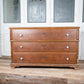 Large French 3 Drawer Dresser wish White Knobs and Light Top