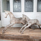 Hardwood Spanish Horse Sculptures Circa 1900
