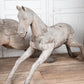 Hardwood Spanish Horse Sculptures Circa 1900