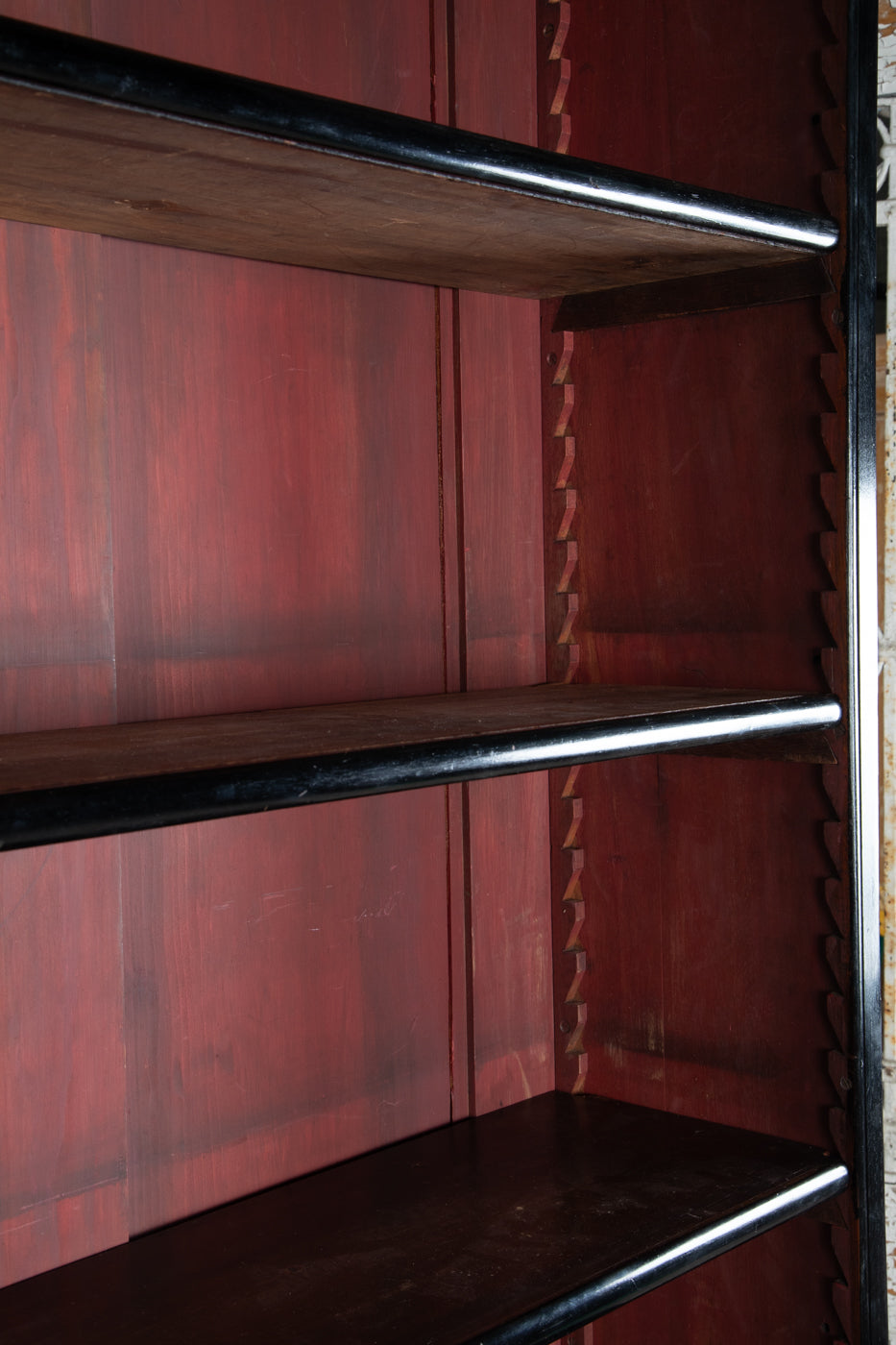 Victorian Ebonized Glazed Bookcase