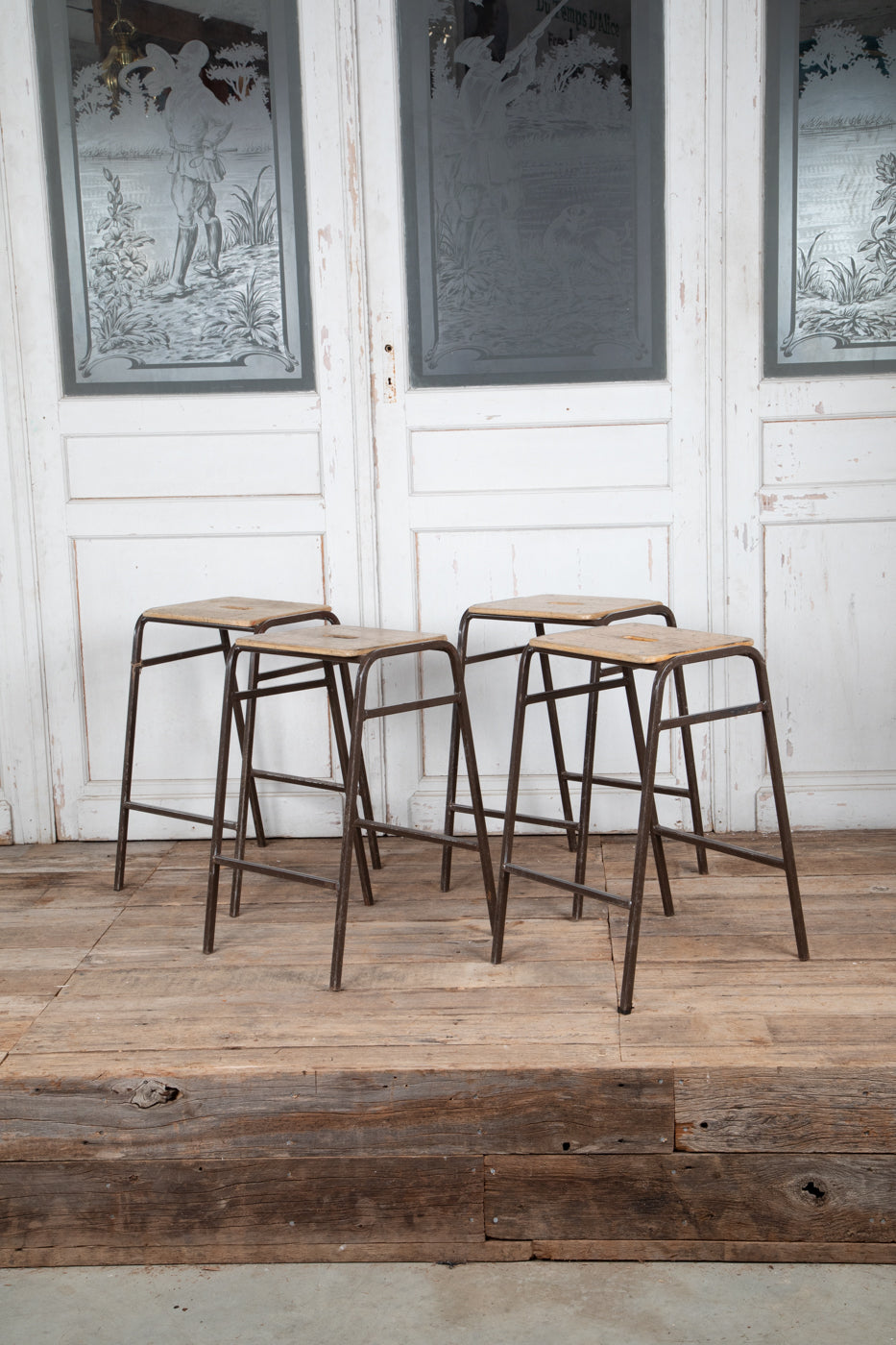 Vintage Lab Stool