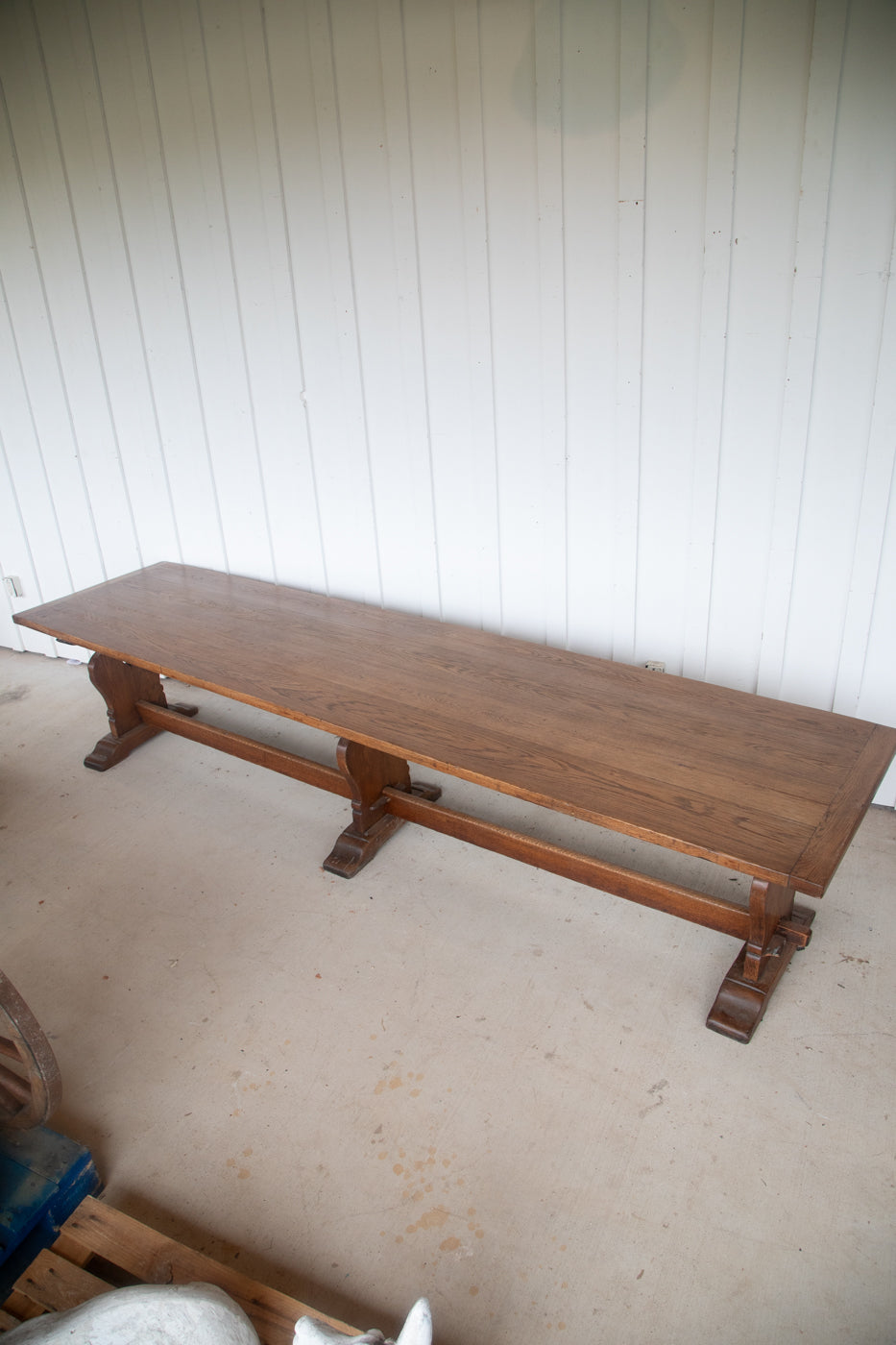 12 ft Oak Refectory Table with Benches Kings School Canterbury