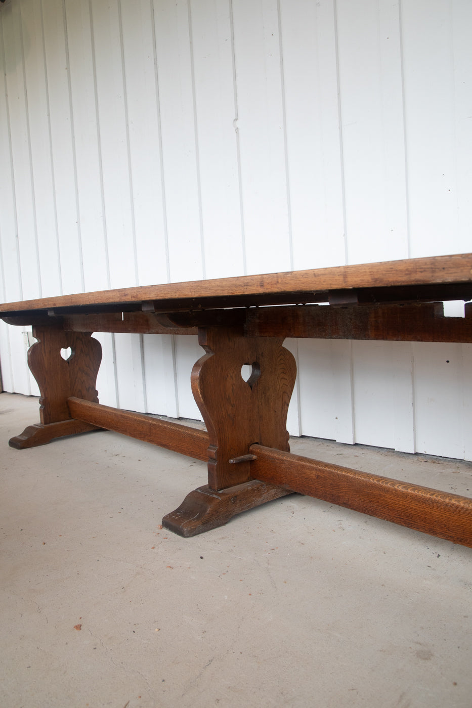 12 ft Oak Refectory Table with Benches Kings School Canterbury