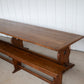 12 ft Oak Refectory Table with Benches Kings School Canterbury