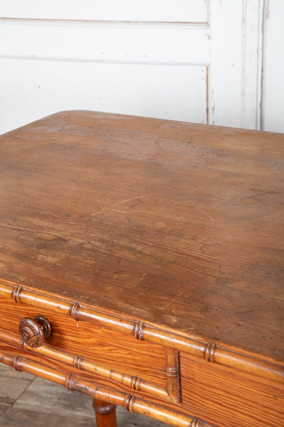 Faux Bamboo Desk