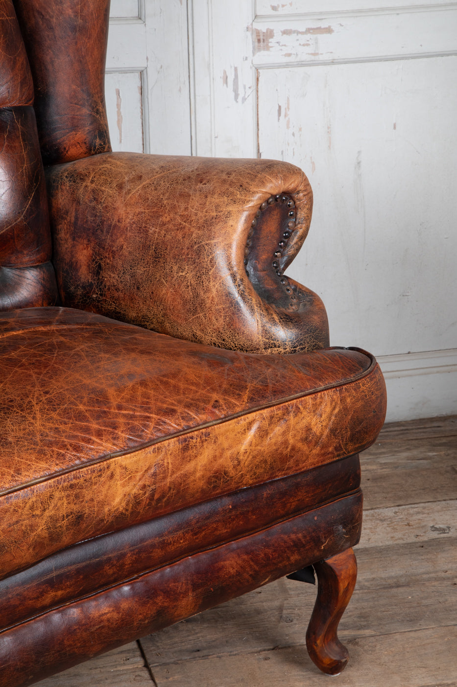 Leather Library Chair