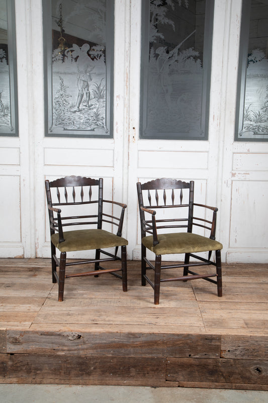 Liberty Ebonised Oak Elbow Chair