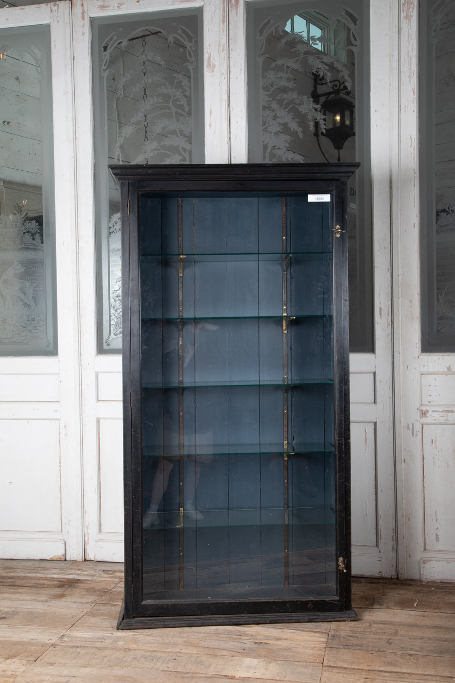 Ebonised Display Shop Cabinet