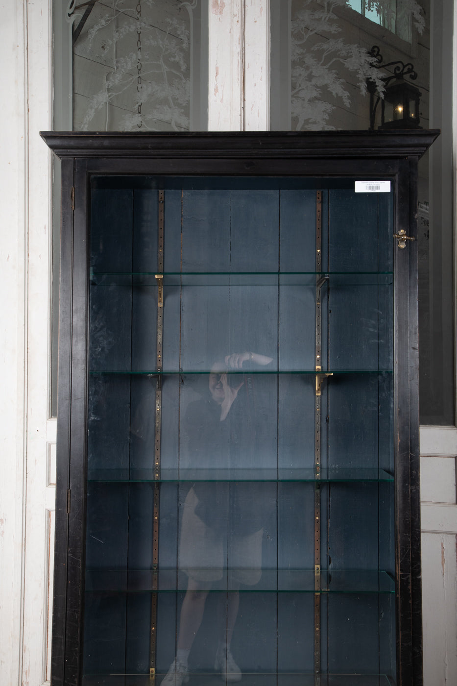 Ebonised Display Shop Cabinet