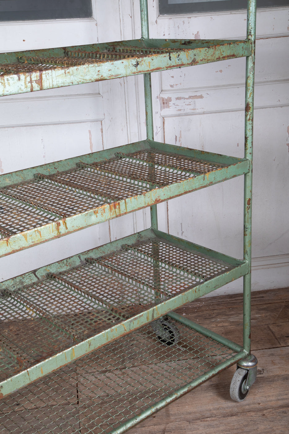 Large Industrial Rolling Cart Green