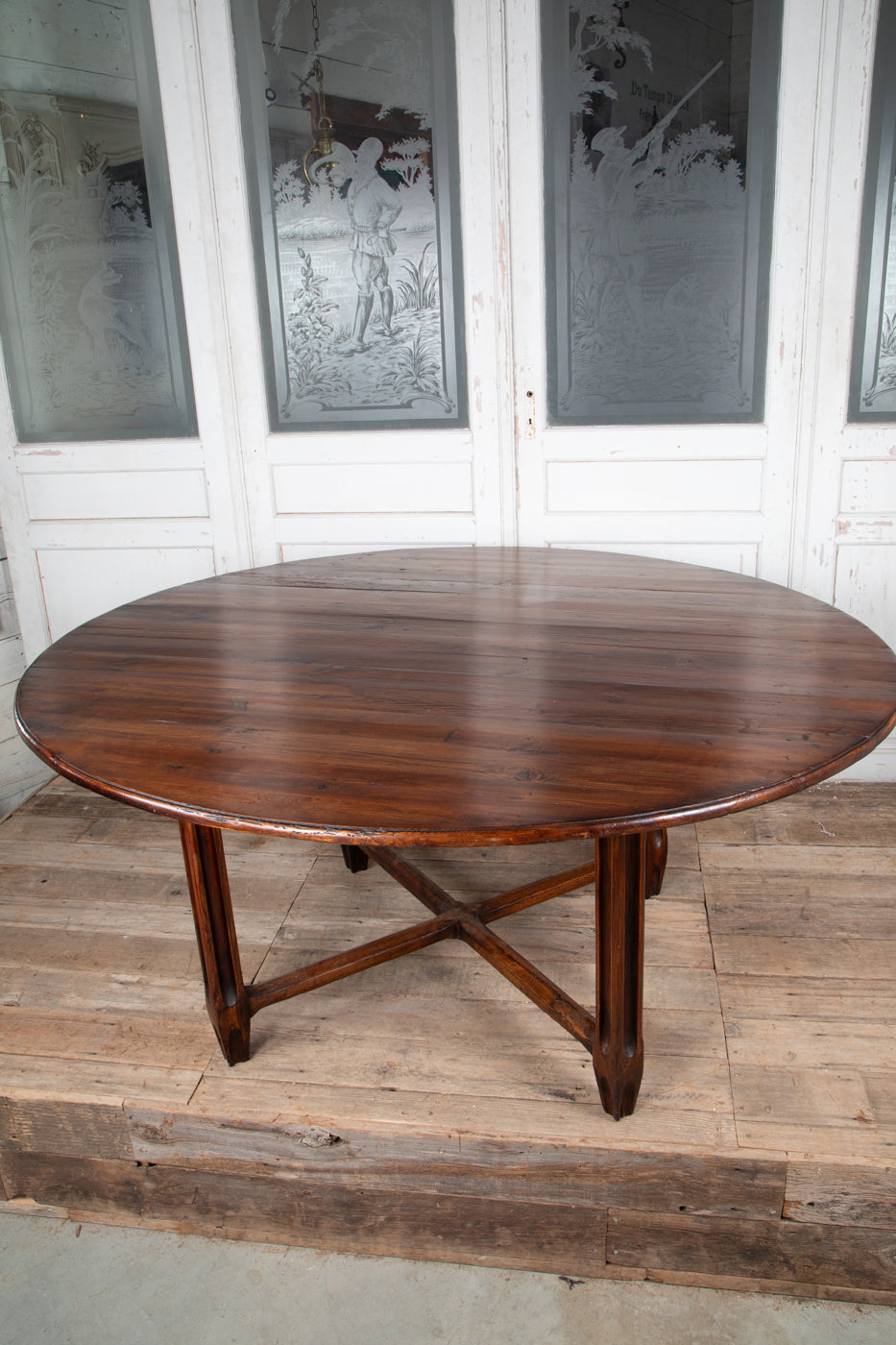 Large Round Dining Table 1900