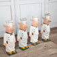 Cast Iron Pig Chefs Priced Per