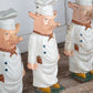 Cast Iron Pig Chefs Priced Per
