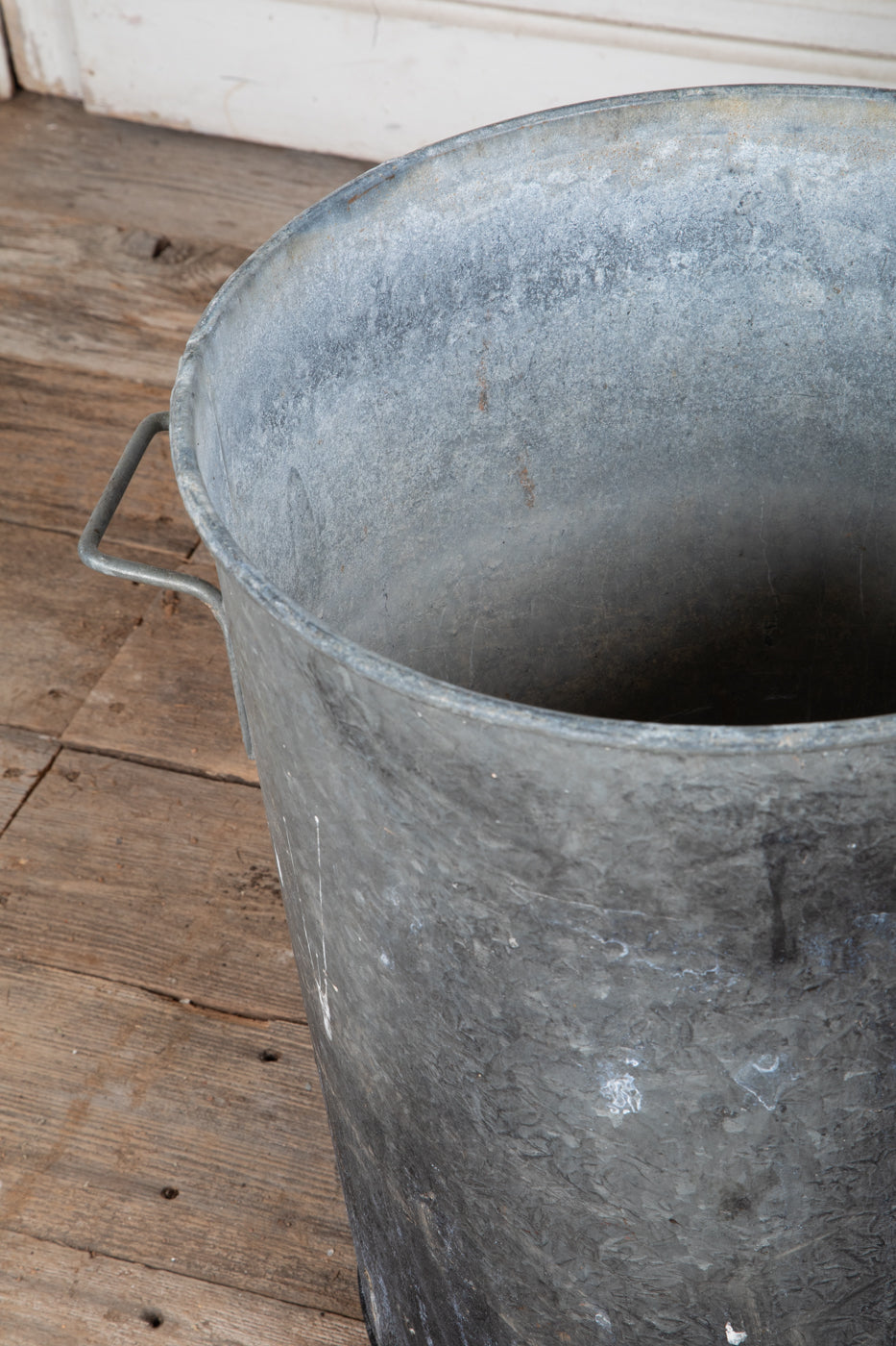 Tall Galvanized Pot