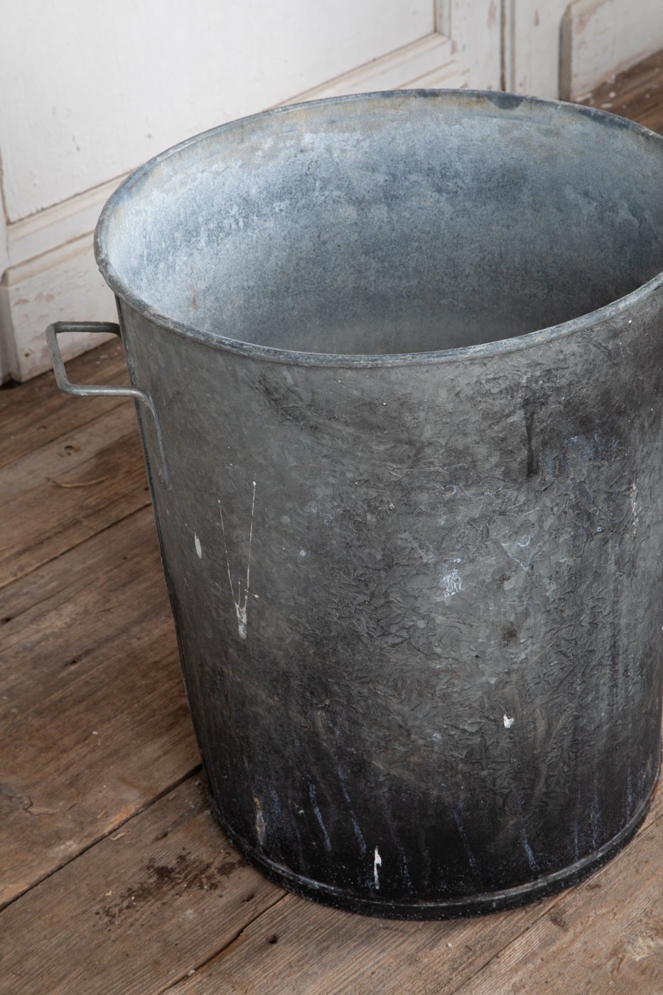 Tall Galvanized Pot