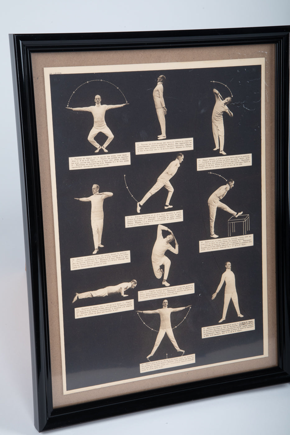 1930s French Exercise Charts