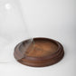 Large Glass Dome with Wooden Base