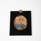 Oval Portrait of Lady in Blue Dress