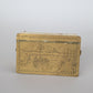 Brass Box - Hinged Lid and Detailed Carvings Lion with Ring Through Mouth on Each Side