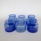 Blue Glass Jar - Short with 6" Opening