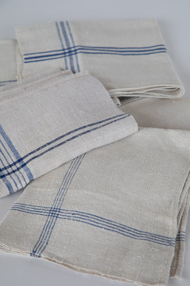 Blue and White French Tea Towel