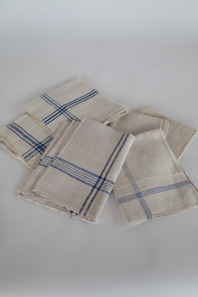 Blue and White French Tea Towel