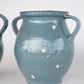 Blue Terra Cotta Pot with 2 Handles