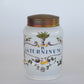 Italian Apothecary Oil Jar with Brass Lid