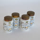 Italian Apothecary Oil Jar with Brass Lid