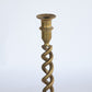 Brass Open Twist Candlesticks - Sold Individually
